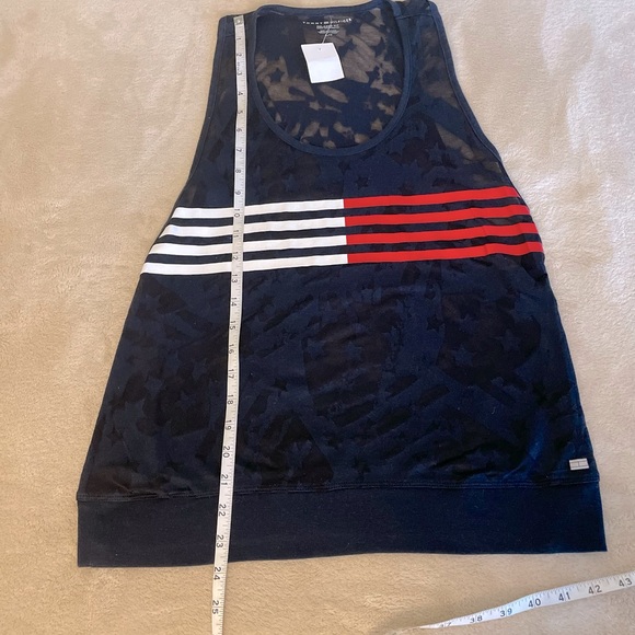 Tommy Hilfiger Lightweight Open Back Tank Top - Size S - Picture 11 of 13